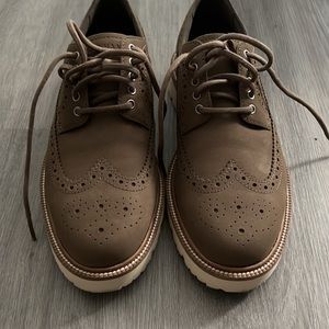Grey Cole haan wingtips